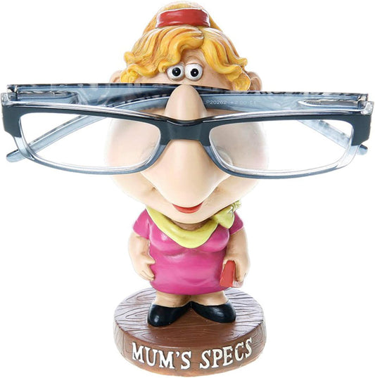 🕶️ “Mum’s Specs” Novelty Glasses Holder – Joe Davies Resin Stand