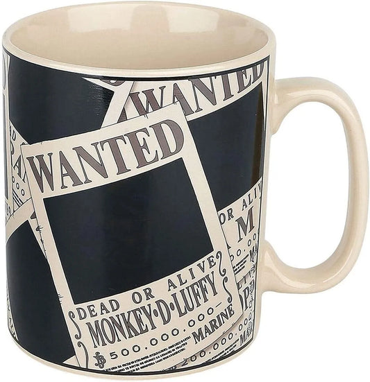 One Piece "Wanted" Heat Change Mug